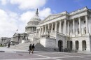 People walk outside the U.S. Capitol on Monday, Sept.11, 2023, in Washington. Congress faces a deadline to fund the government by the end of the month or risk a potentially devastating federal shutdown. There's just 11 working days for Congress to act once the House resumes Tuesday. (AP Photo/Mariam Zuhaib)