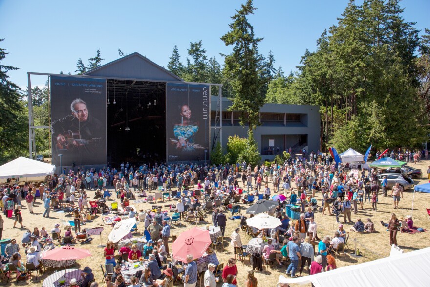 Fort Worden State Park's McCurdy Pavillion during the Fiddle Tunes festival in 2017.
