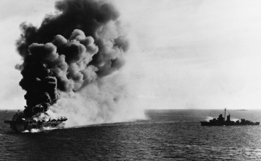 78 years after Joe Cooper survived a kamikaze attack, the Navy has  identified his ship's wreckage | The American Homefront Project