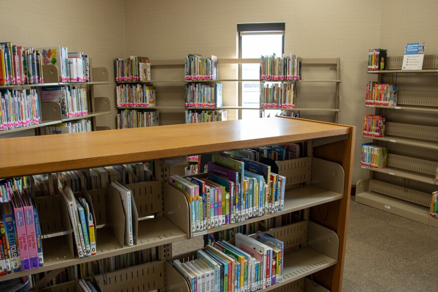Interior of the temporary EVPL Red Bank