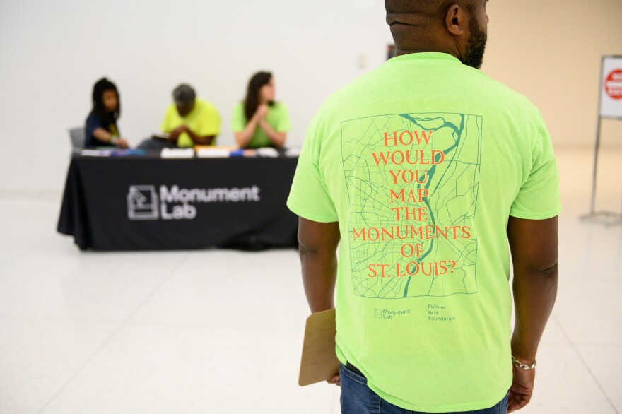 Monument Volunteers asked 750 St. Louisans to draw maps of the city's most important sites.