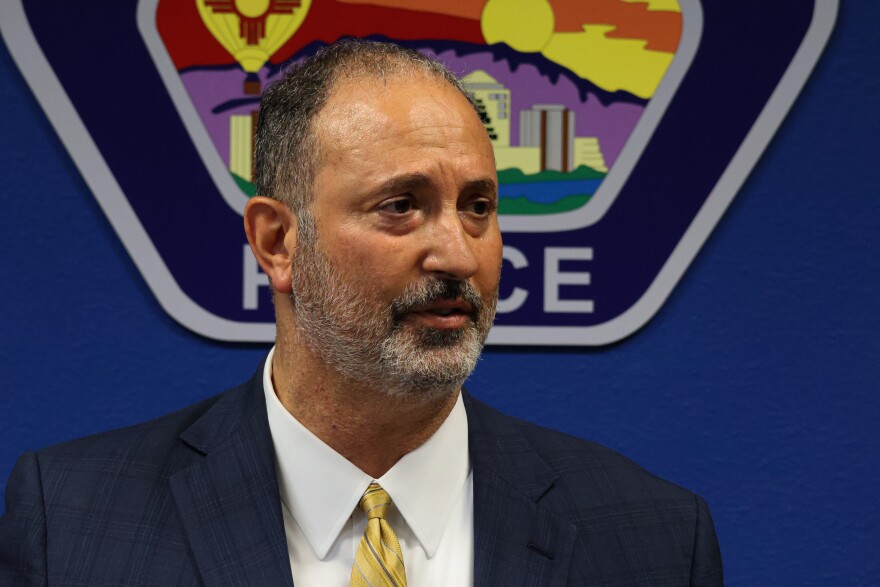 Ahmad Assed, who serves as the president of the Islamic Center of New Mexico expresses his gratitude towards law enforcement officials