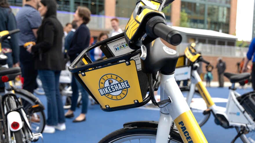 All Marion County residents are eligable for the IndyRides Free program through the Pacers Bikeshare website.