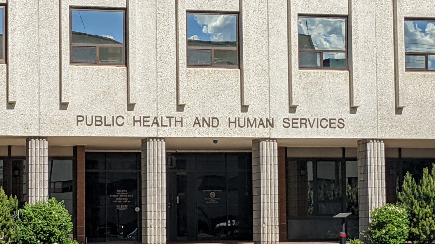 A Montana Department of Public Health and Human Services building in Helena.