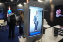 Visitors try an AI assistant at the Europelargest artificial intelligence event, AI Week 2026, in Rho, near Milan, Italy, Tuesday, May 19, 2026.