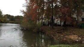 The lake in east Charlotte where Hideaway Bay dam is located.