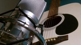Microphone and Guitar