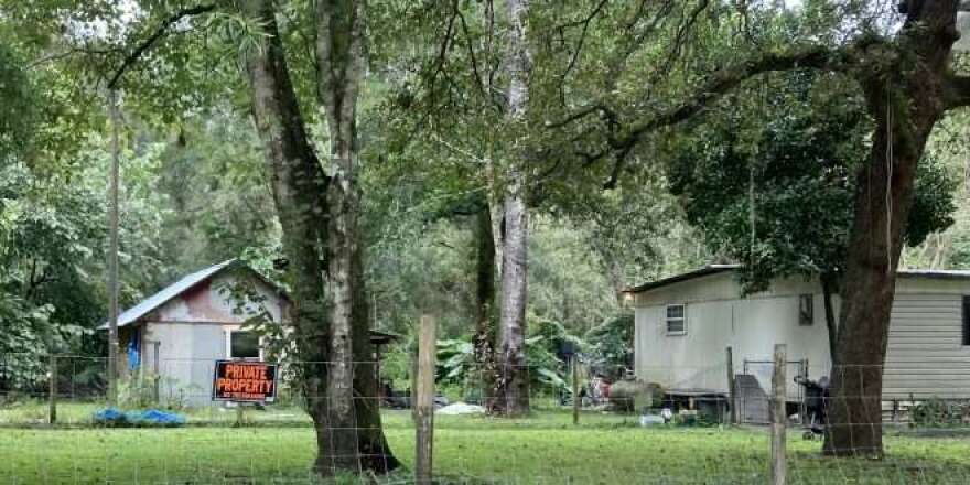 Willie Jay rents his home in Trenton, which lies in a federal flood zone. (Jack Prator/WUFT News)