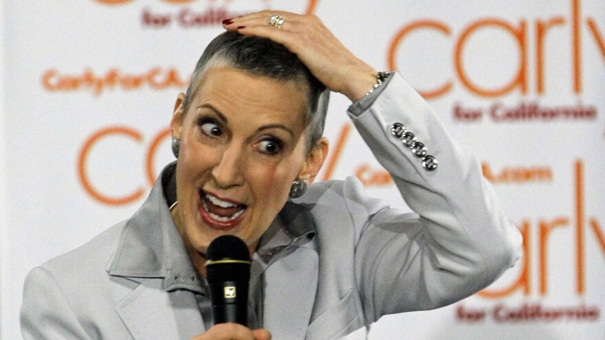 Carly Fiorina, having just completed breast cancer treatment, announced her run for California Senate in 2009.