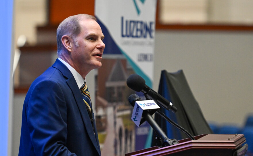 Wilkes-Barre Area Superintendent Brian Costello speaks about the College Ready Program.