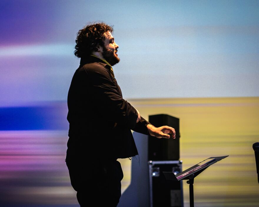 Verdigris Ensemble artistic director Sam Brukhman, who is bringing composer Missy Mazzoli's opera "Song from the Uproar: The Lives and Deaths of Isabelle Eberhardt" to Dallas.
