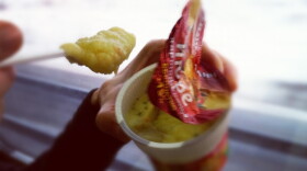 A delicious and tasty Sunday brunch of instant potatoes.