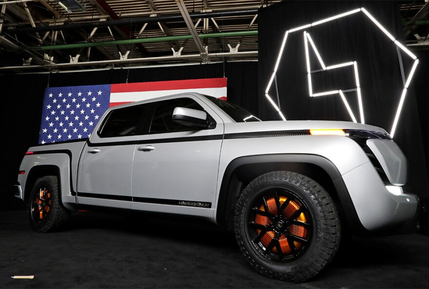 The electric Endurance pick-up truck at Lordstown Motors Corporation, in Lordstown, Ohio on June 25, 2020.