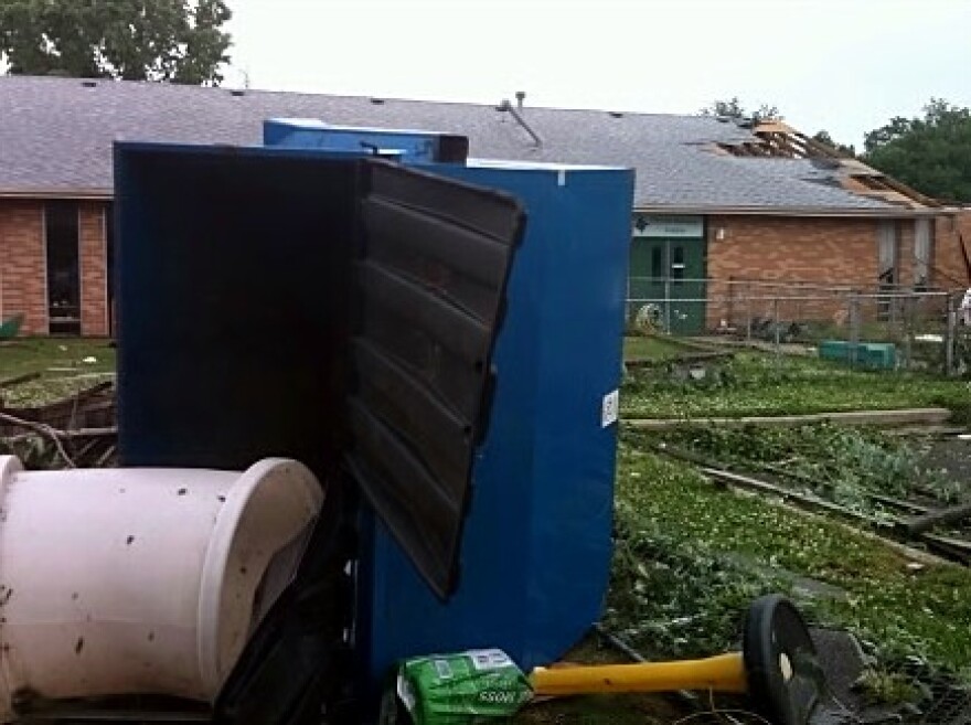 Storm damage in Tulsa