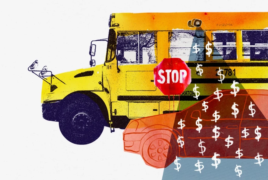 BusPatrol America, a company that has faced a number of issues across the state, provides AI-powered school bus cameras to capture and ticket drivers who do not stop for the buses.