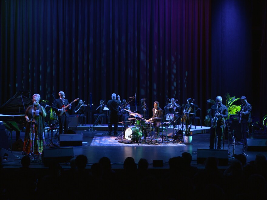 Nate Smith and KINFOLK with members of the Memphis Symphony Orchestra