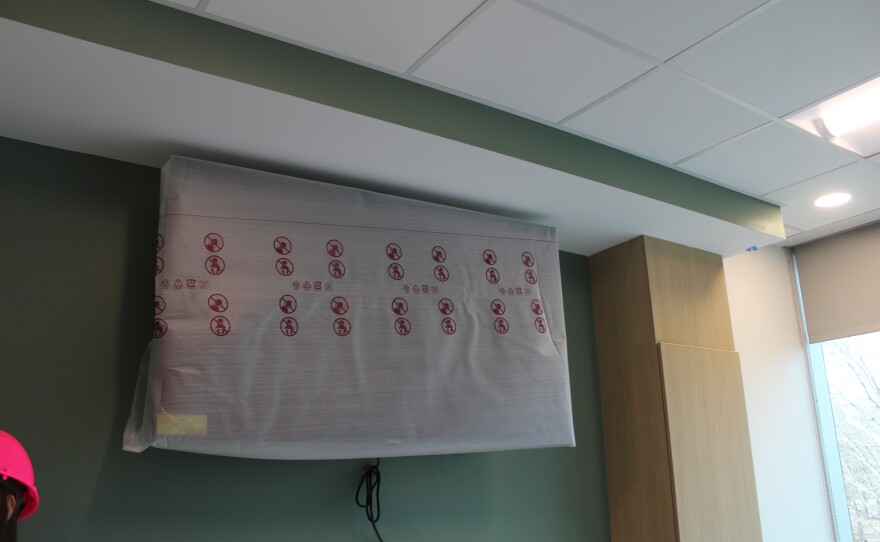 A new smart tv at Citizens Memorial Hospital in Bolivar, Mo. on February 17, 2026.