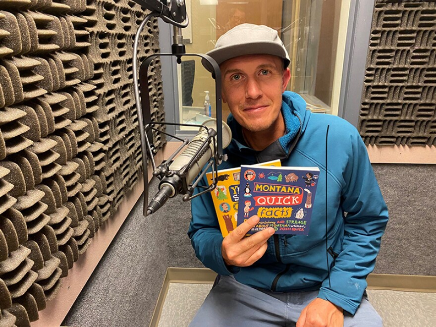 Author Josh Quick at the YPR studios