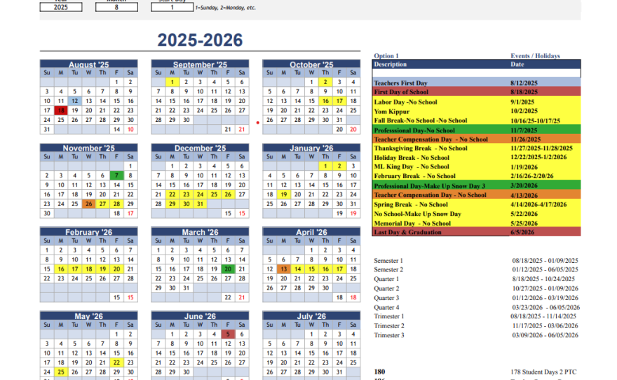 Another Jewish holiday could be added to the Park City School