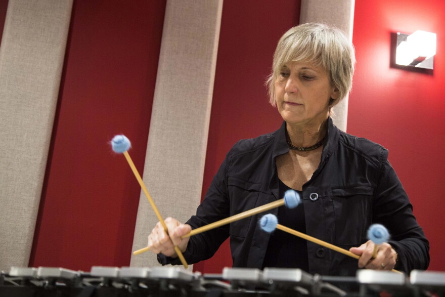 Susan Pascal in the KNKX studios.