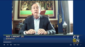 Gov. Ned Lamont held a virtual press conference Tuesday.