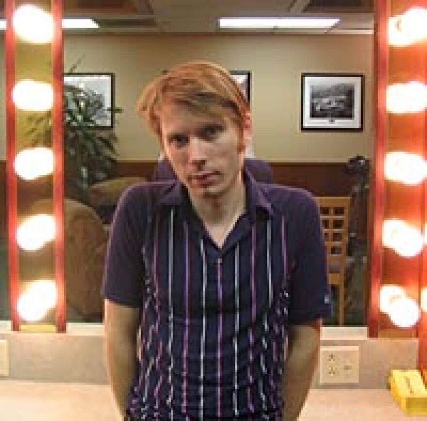 Alex Kapranos, lead singer, guitarist and songwriter for the Scottish quartet Franz Ferdinand, backstage before a recent concert in Los Angeles.