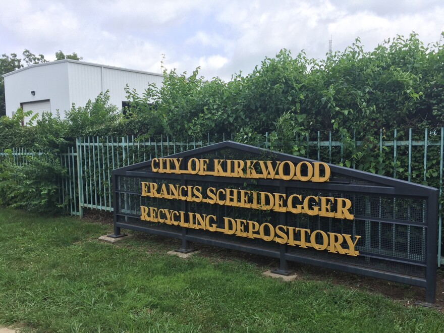 Francis Scheidegger Recycling Depository in Kirkwood. Aug. 21, 2018