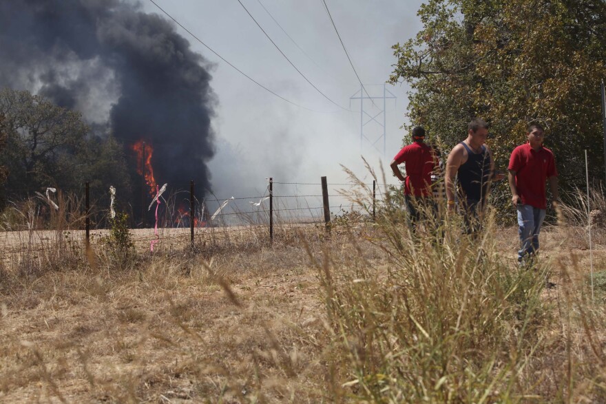 Many local non-profits are creating ways for needed goods to reach those evacuated from the recent fires. Photo by Lizzie Chen for KUT News.