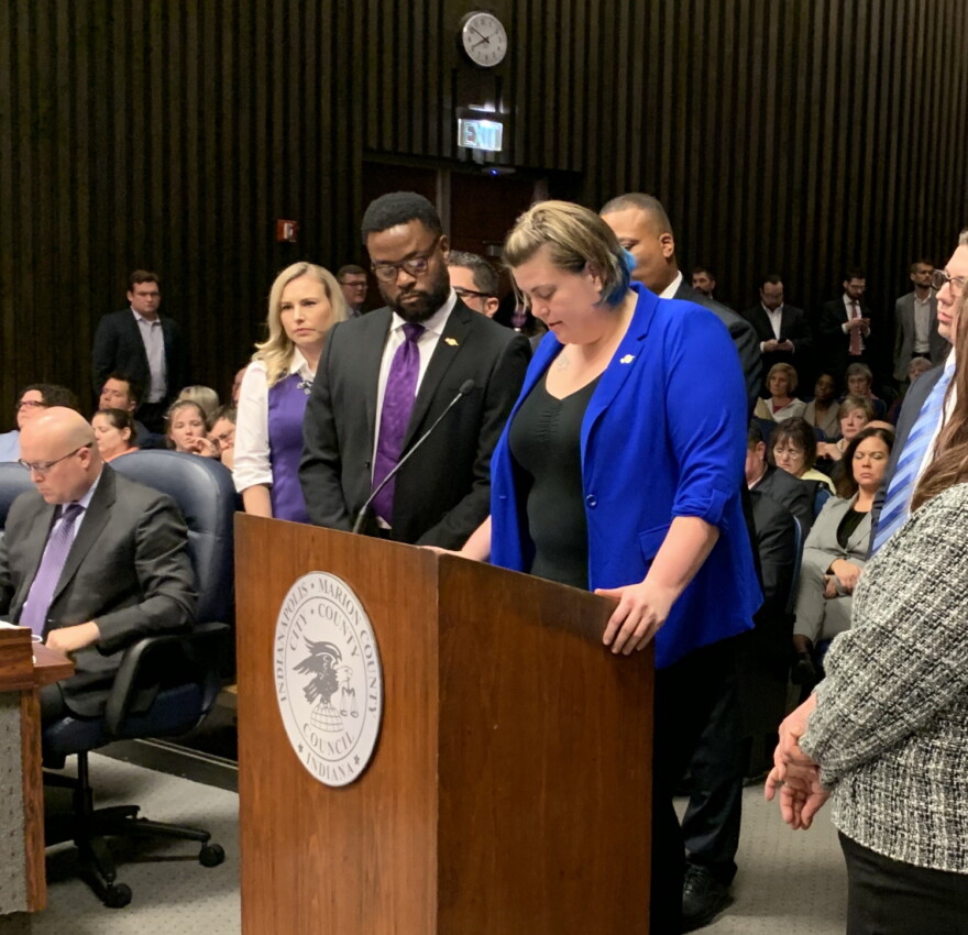 City-County councilors present resolution to address racial inequity in Indianapolis.