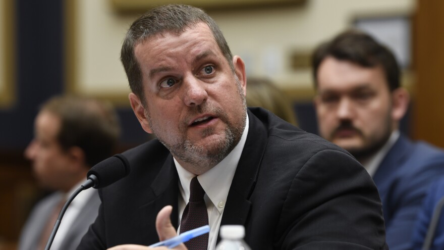 Matthew Masterson, then a senior cybersecurity adviser at the Department of Homeland Security, testifies before a House Judiciary Committee hearing in 2019. He left his post on Friday.