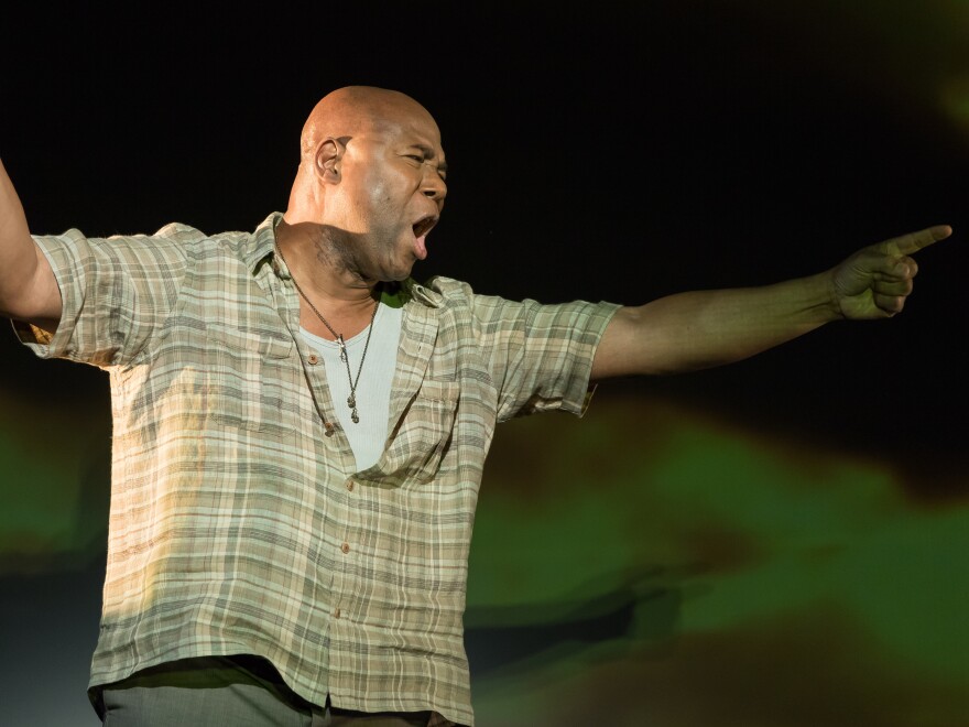 Arthur Woodley gave a memorable performance as the elderly boxer Emile Griffith in Terence Blanchard's <em>Champion</em>.