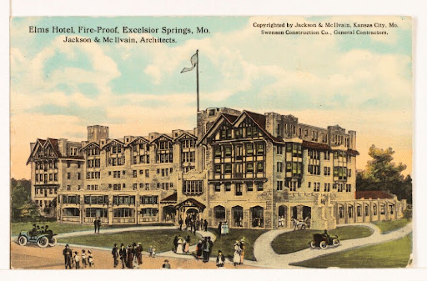 Postcard image of the Elms Hotel