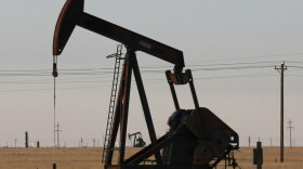 FILE - A pumpjack is seen, Wednesday, March 30, 2022, in Tatum, N.M. New Mexico’s State Land Office will withhold lease sales indefinitely on its most promising tracts for oil and gas development in the Permian Basin as it seeks approval for the state Legislature to increase top-tier royalty rates. Land Commissioner Stephanie Garcia Richard confirmed the decision Thursday, March 7, 2024. (AP Photo/Cedar Attanasio, File)