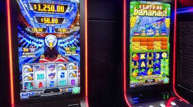 Examples of electronic pull tab games that would be legal under legislation approved by a House committee.