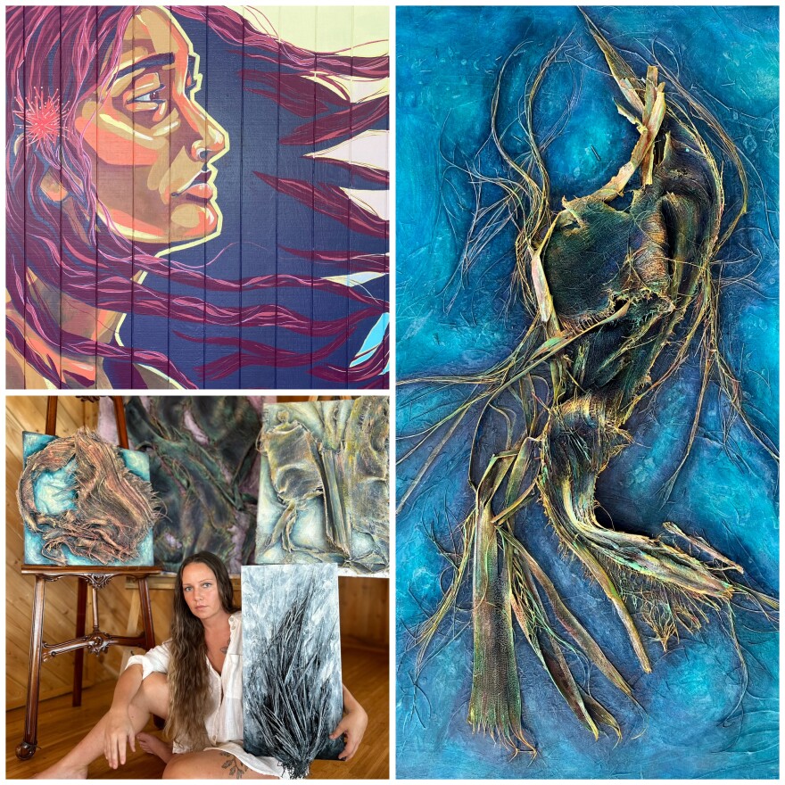 Rachel Orr is a multidisciplinary artist who focuses on sculptures and paintings on Hawaiʻi Island.