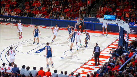 UD Arena will be hosting big games this March, but the crowds won't be what they were before the pandemic. 
