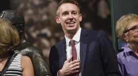 Jason Kander announced Tuesday that he is dropping out of the Kansas City mayoral race, citing his battle with depression and symptoms of PTSD.