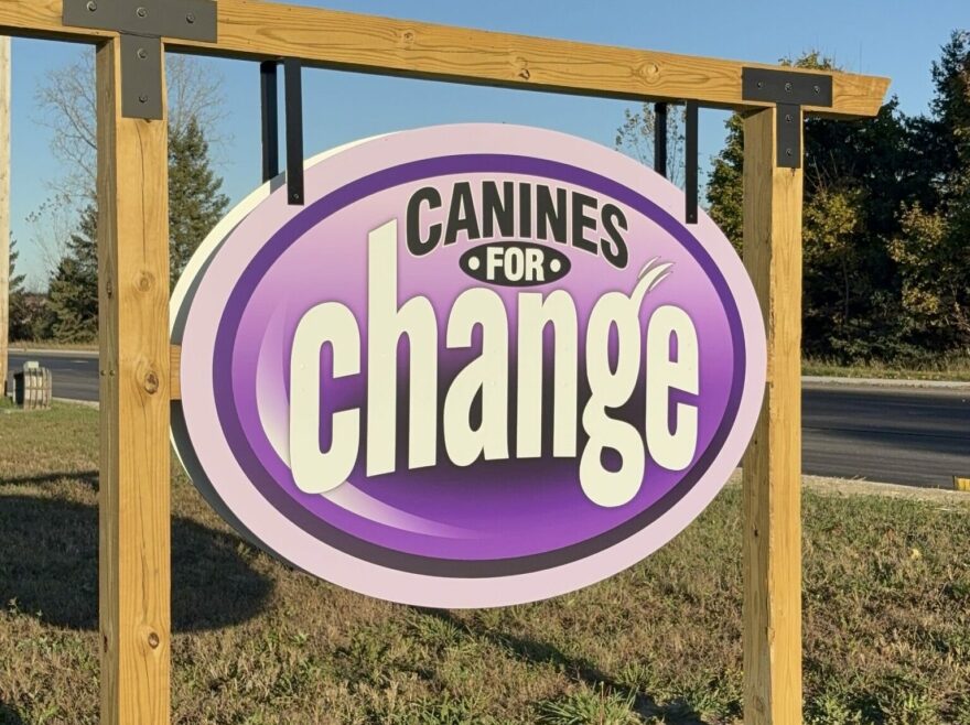 Canines for Change is near Dimondale, but serves schools and families all around the Lansing area.