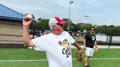 Kevin Negaard founded the Miracle League in Sioux City. He's playing catch for 24 hours to help people with disabilities take part in sports and recreation.