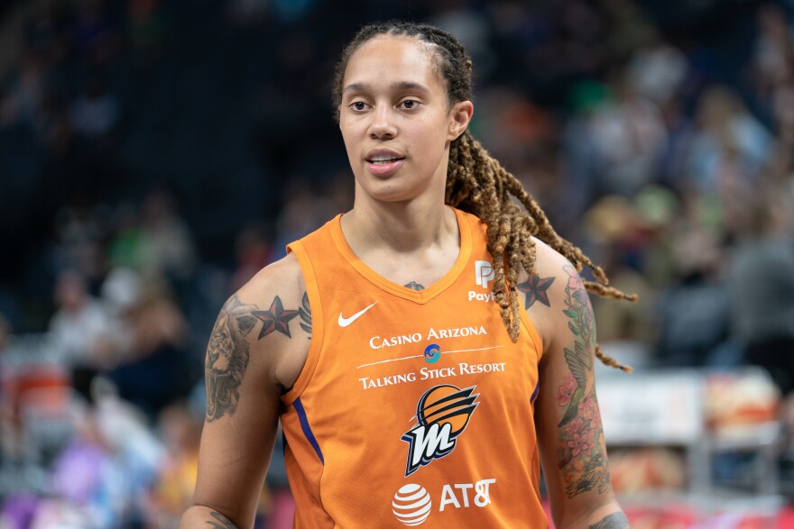 Minnesota Lynx vs Phoenix Mercury at Target Center in Minneapolis, MN on July 14 2019; the Lynx won the game 75-62.