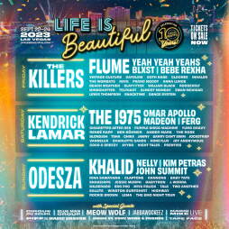 The Life is Beautiful performer lineup