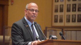 Peoria Mayor Jim Ardis announces he won't seek a fifth term at a news conference in City Council Chambers on Oct. 14, 2020.