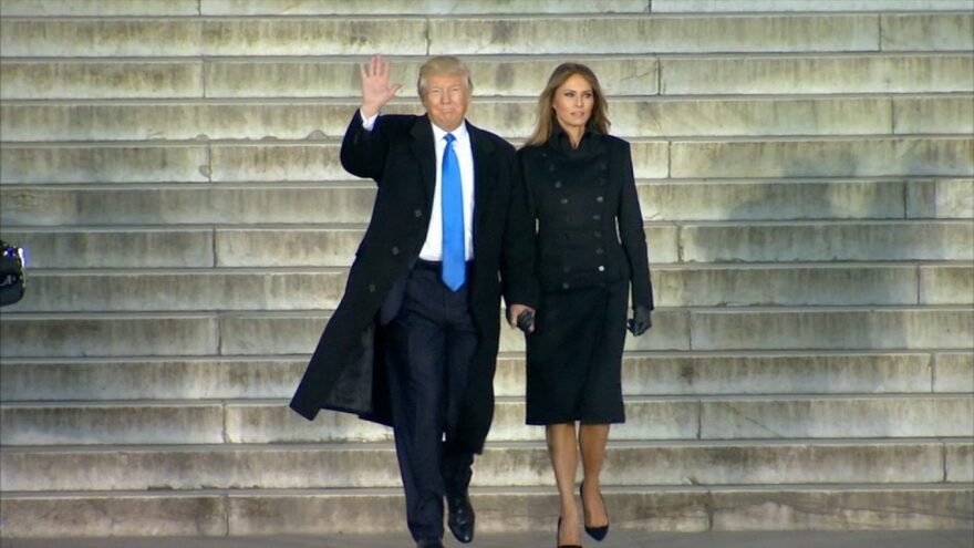 Speaking at a pre-inauguration concert at the Lincoln Memorial, which featured performances by Lee Greenwood, Toby Keith and 3 Doors Down, Trump told the crowd he vowed to be a president "for all our people."