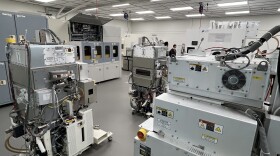 Some of the equipment in the simulation lab.