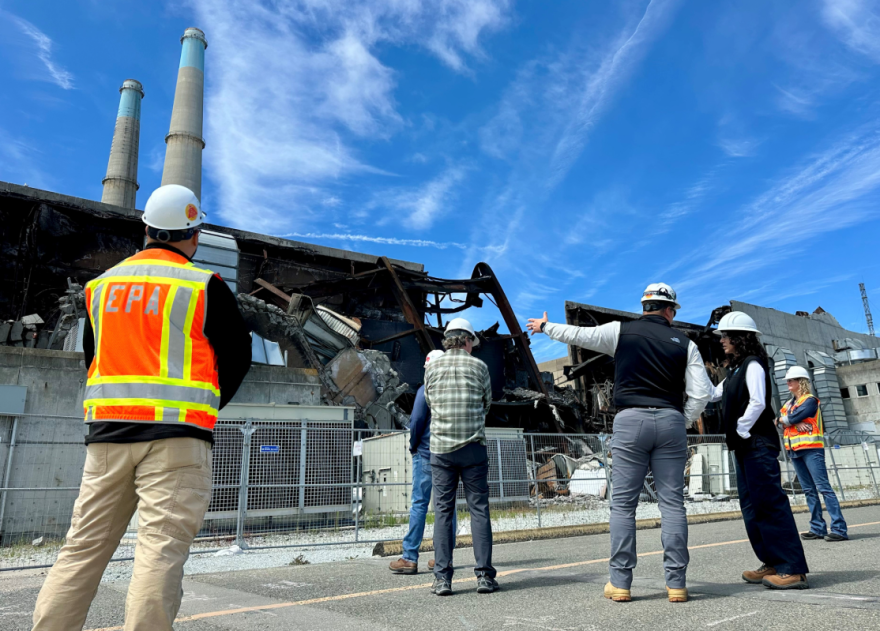 Deputy Regional Administrator Cheree Peterson tours the Moss Landing Vistra site with the EPA emergency response team and Vistra.