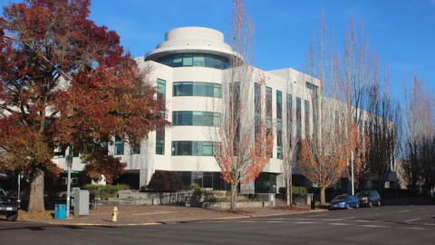 FILE - An undated file photo of Oregon Health Authority headquarters.