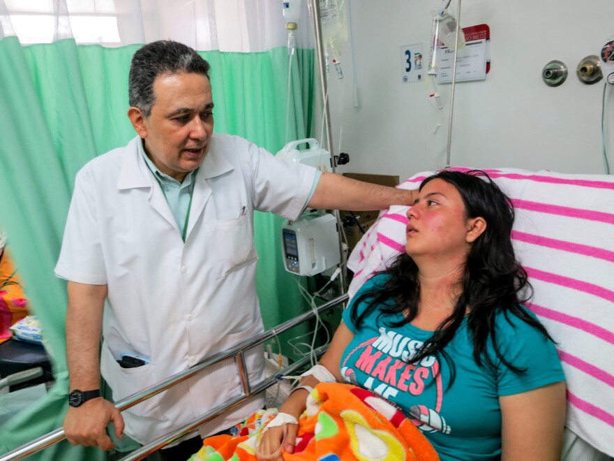 The 25-year-old woman has Guillain-Barre syndrome and is hospitalized in Cucuta, Colombia. Dr. Jairo Lizarazo will collect samples from the patient to send to a lab in Cali, hoping to prove a link to the Zika virus.