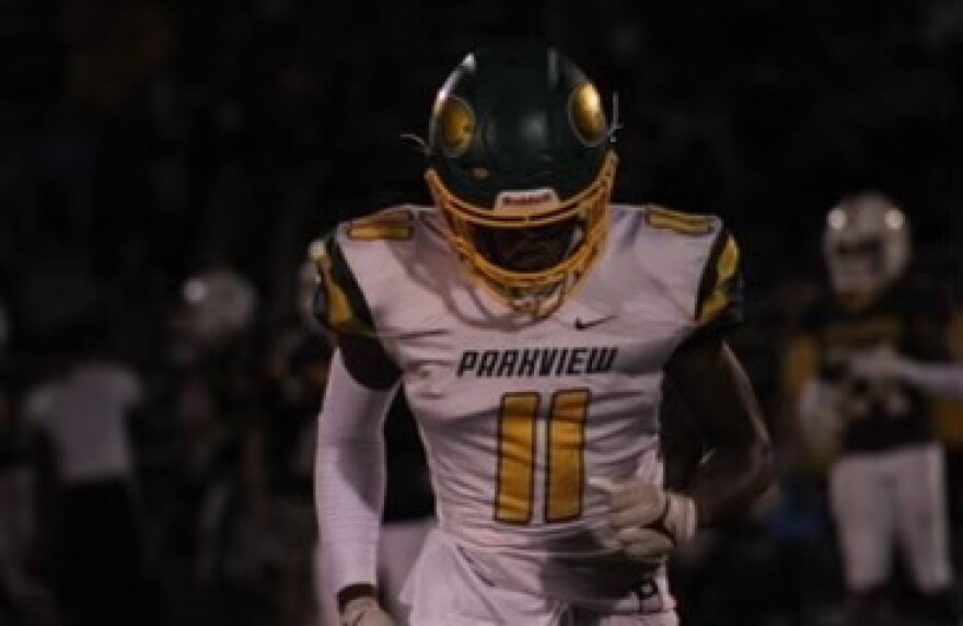 Chris Anderson in his Parkview High School uniform
