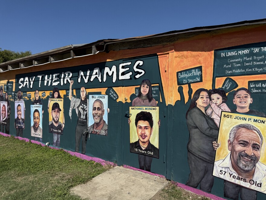 The mural was completely restored and re-dedicated on Sunday, March 15, 2025