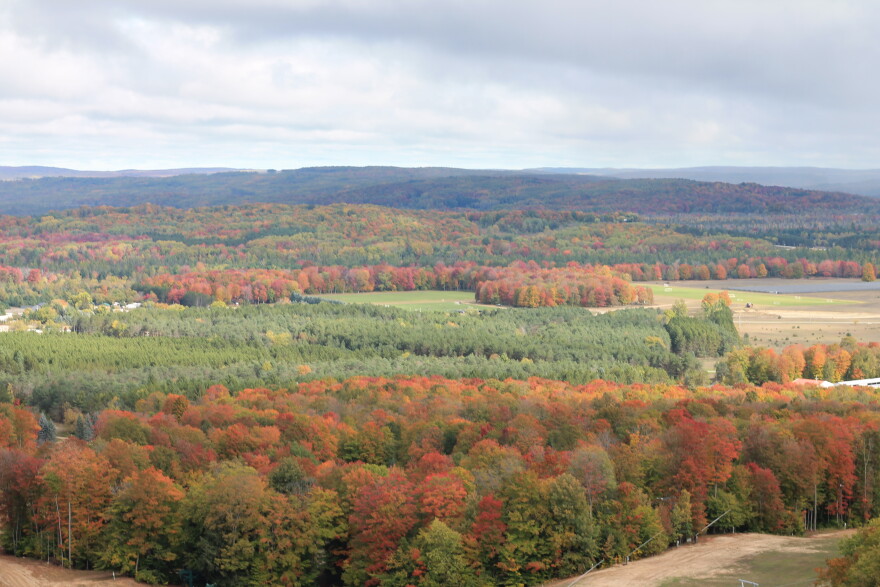 Boyne Mountain in the Fall.
